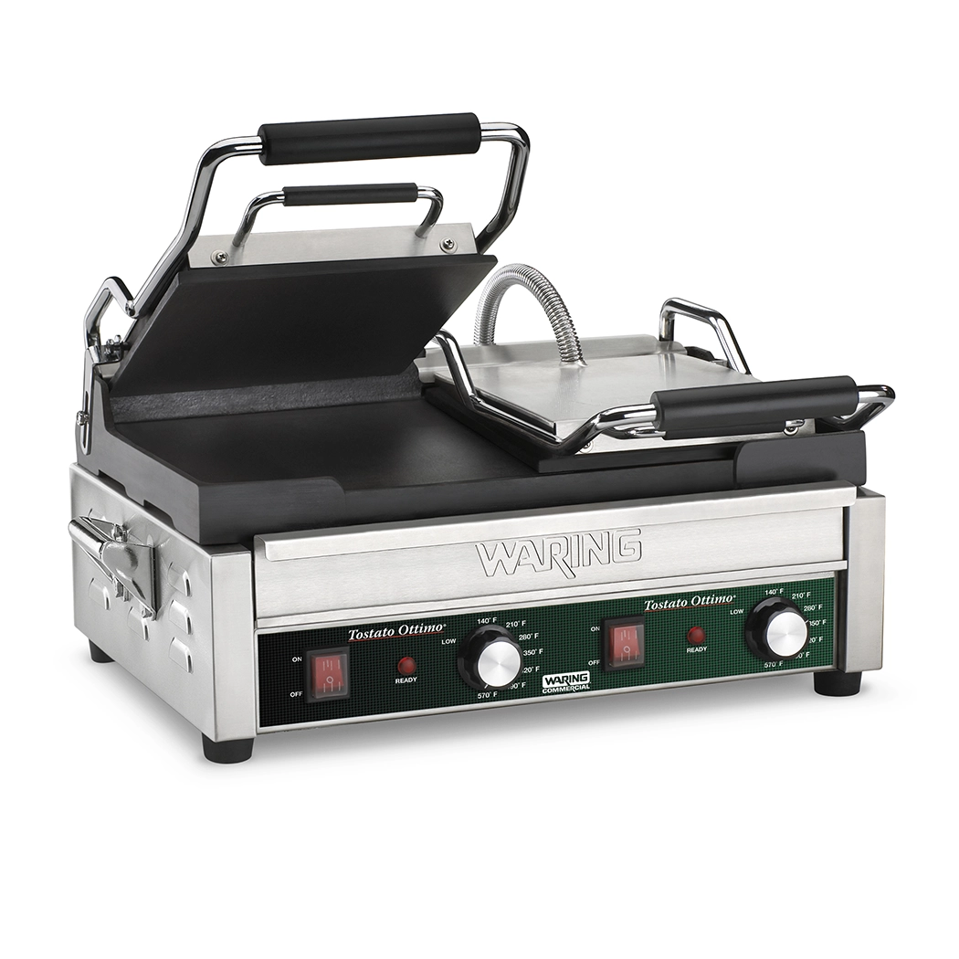 Double Flat Panini Grill, 9.75" x 9.25"